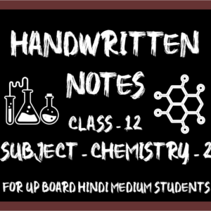 Handwritten Chemistry Part -2